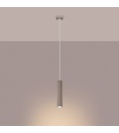 Sollux Lampa wisząca KARBON 1 taupe SL.1759