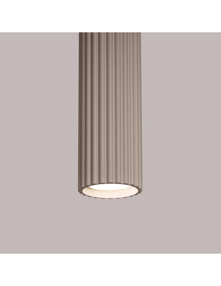 Sollux Lampa wisząca KARBON 1 taupe SL.1759