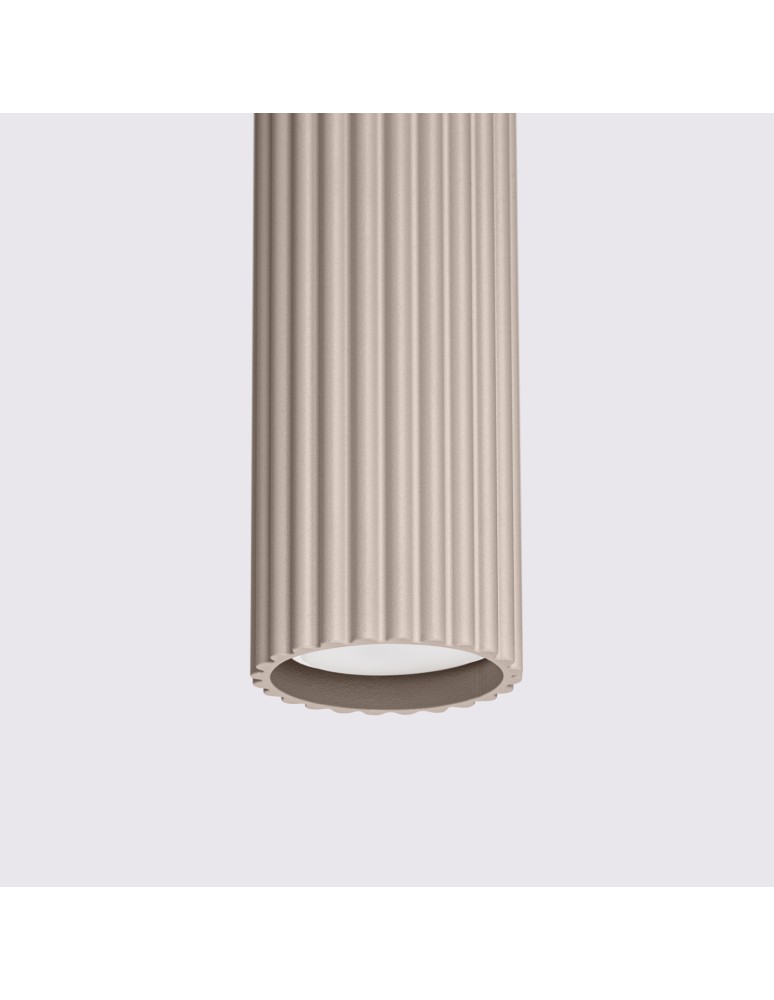 Sollux Lampa wisząca KARBON 1 taupe SL.1759