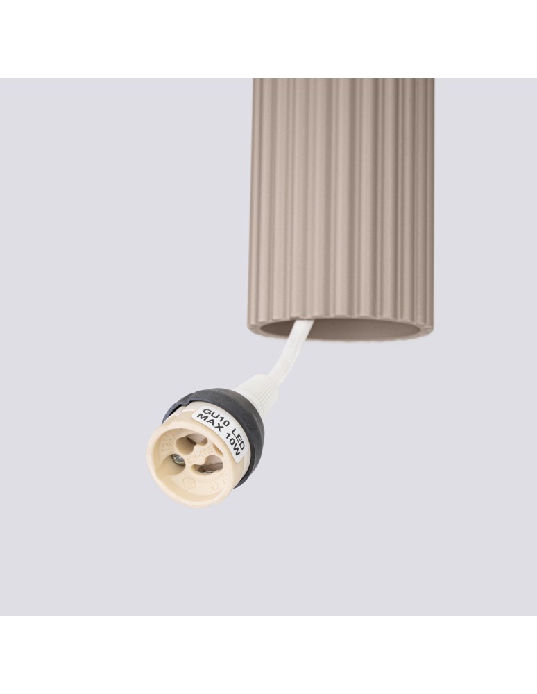 Pendant lamps - Sollux KARBON 1 taupe pendant lamp SL.1759 - product kolory-swiatla.pl 6