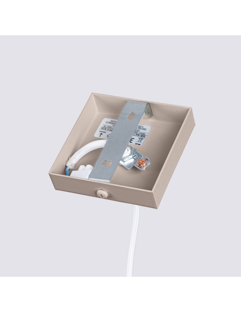 Sollux Lampa wisząca KARBON 1 taupe SL.1759