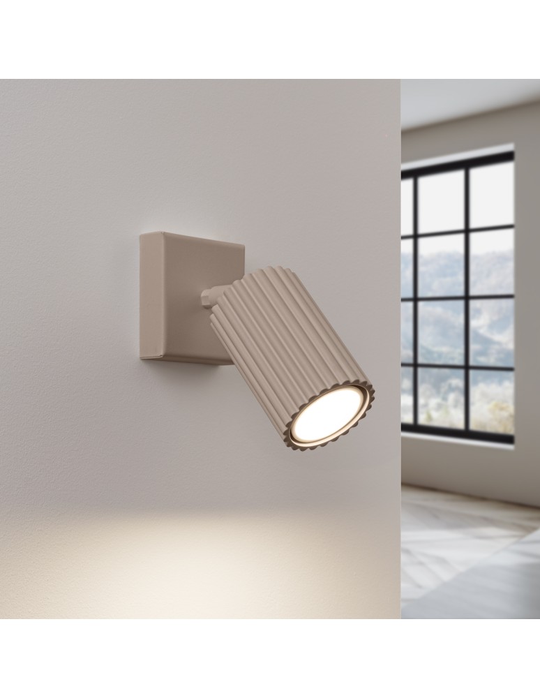 Wall lamps - Sollux Wall lamp KARBON taupe SL.1761 - product kolory-swiatla.pl 3