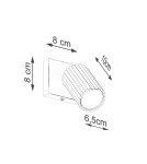 Wall lamps - Sollux Wall lamp KARBON taupe SL.1761 - product 7