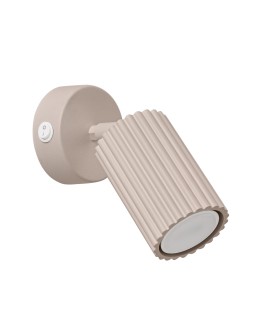 Sollux Wall lamp KARBON taupe with switch SL.1762