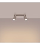 Ceiling lamps - Sollux Plafond KARBON 2 taupe SL.1763 - product 3