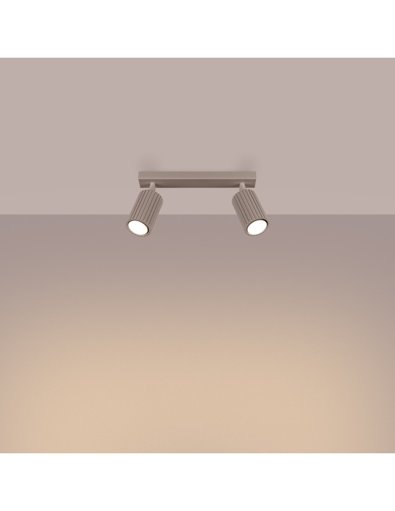 Sollux Plafon KARBON 2 taupe SL.1763
