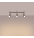 Ceiling lamps - Sollux Plafond KARBON 3L taupe SL.1764 - product 3