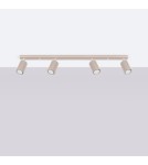 Sollux Plafon KARBON 4L taupe SL.1765