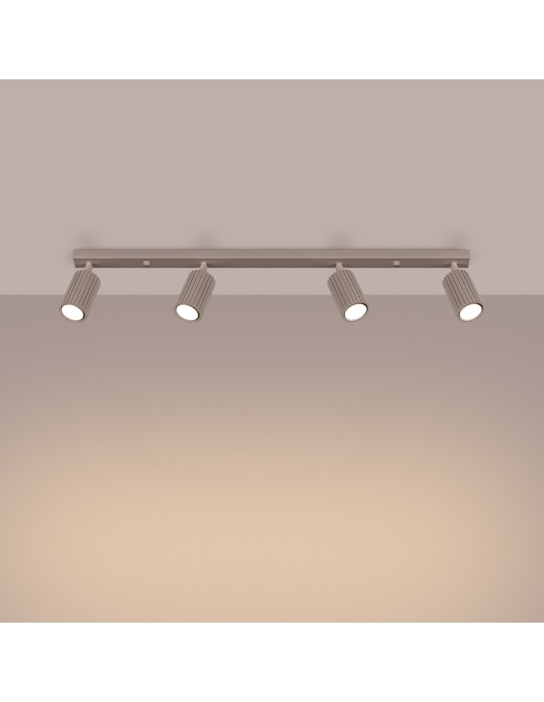 Sollux Plafond KARBON 4L taupe SL.1765