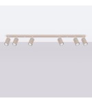 Sollux Plafon KARBON 6L taupe SL.1766 Sollux Plafon KARBON 6L taupe SL.1766