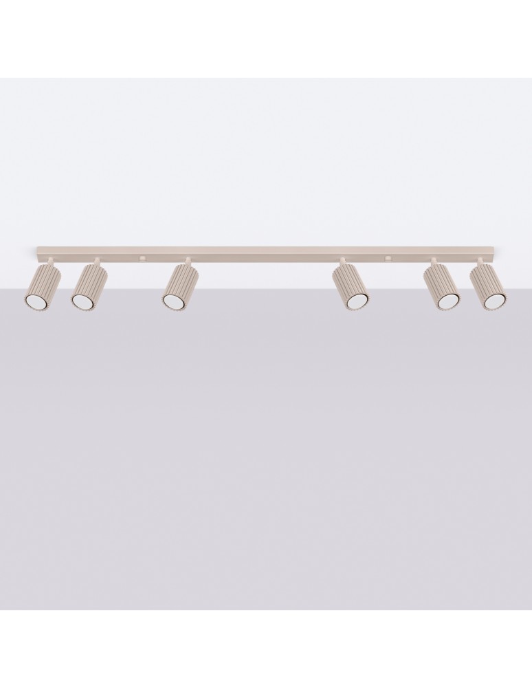 Sollux Plafon KARBON 6L taupe SL.1766 Sollux Plafon KARBON 6L taupe SL.1766