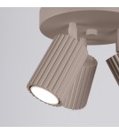 Ceiling lamps - Sollux Plafond KARBON 3P taupe SL.1768 - product 4