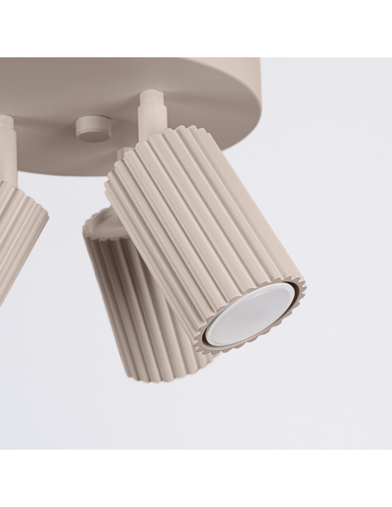 Ceiling lamps - Sollux Plafond KARBON 3P taupe SL.1768 - product kolory-swiatla.pl 5