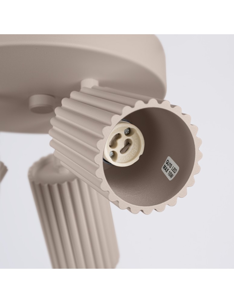 Ceiling lamps - Sollux Plafond KARBON 3P taupe SL.1768 - product kolory-swiatla.pl 6