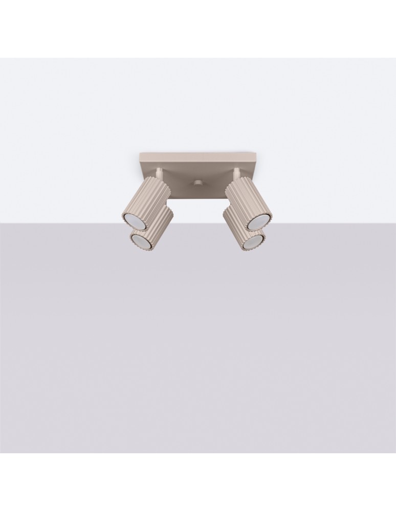 Ceiling lamps - Sollux Plafond KARBON 4 taupe SL.1769 - product kolory-swiatla.pl 2