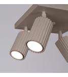 Ceiling lamps - Sollux Plafond KARBON 4 taupe SL.1769 - product 4