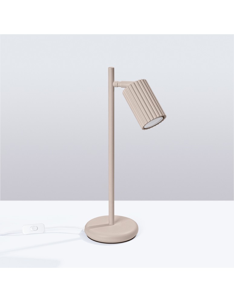 Table lamps - Sollux KARBON taupe desk lamp SL.1770 - product kolory-swiatla.pl 2