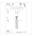 Ceiling lamps - Sollux Plafond KARBON 40 taupe SL.1772 - product 9