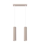 Pendant lamps - Sollux KARBON 2 taupe pendant lamp SL.1773 - product 1