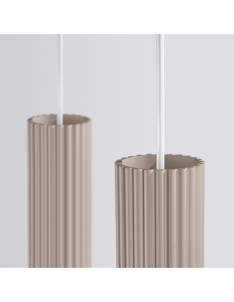 Sollux Lampa wisząca KARBON 2 taupe SL.1773