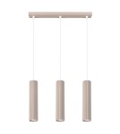 Sollux Lampa wisząca KARBON 3L taupe SL.1774