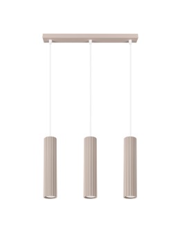 Sollux Lampa wisząca KARBON 3L taupe SL.1774