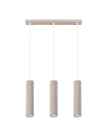 View Sollux KARBON 3L taupe pendant lamp SL.1774