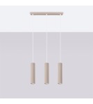 Pendant lamps - Sollux KARBON 3L taupe pendant lamp SL.1774 - product 2