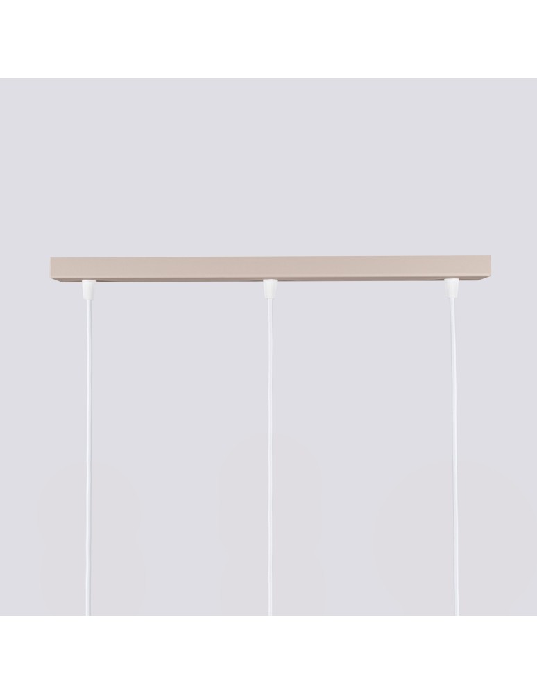 Pendant lamps - Sollux KARBON 3L taupe pendant lamp SL.1774 - product kolory-swiatla.pl 8