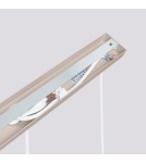 Sollux Lampa wisząca KARBON 3L taupe SL.1774