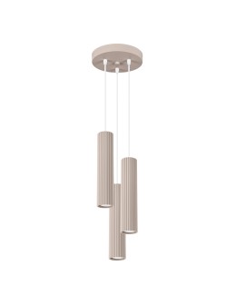 Sollux Lampa wisząca KARBON 3P taupe SL.1775