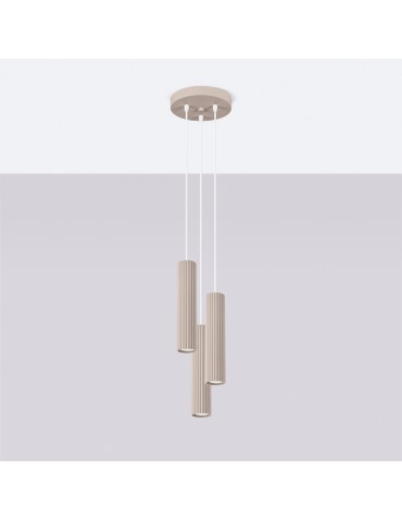 Sollux KARBON 3P taupe pendant lamp SL.1775 - product 2