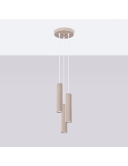 Sollux Lampa wisząca KARBON 3P taupe SL.1775 - produkt 2