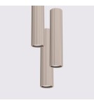 Pendant lamps - Sollux KARBON 3P taupe pendant lamp SL.1775 - product 5