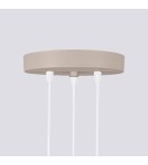 Sollux Lampa wisząca KARBON 3P taupe SL.1775