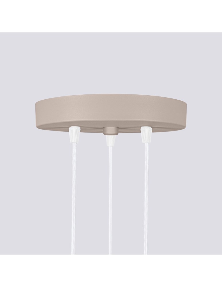 Sollux Lampa wisząca KARBON 3P taupe SL.1775