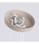 Pendant lamps - Sollux KARBON 3P taupe pendant lamp SL.1775 - product 9