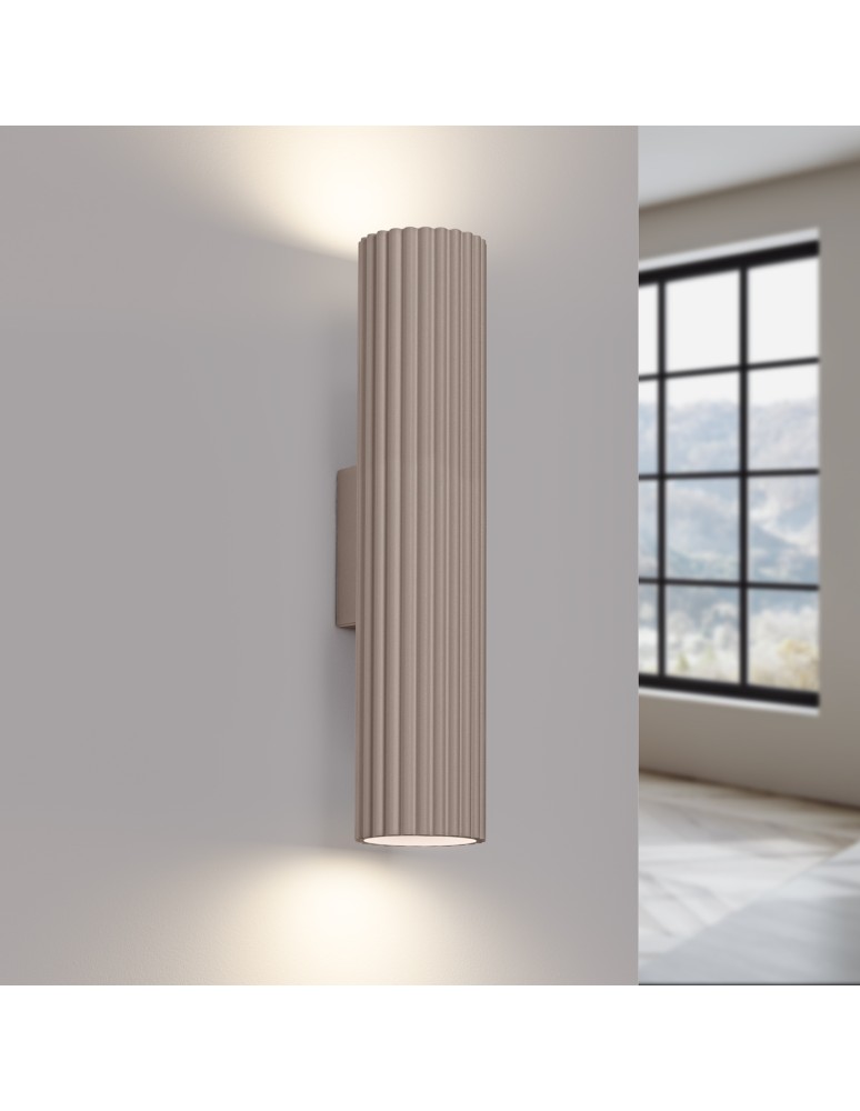 Wall lamps - Sollux Wall lamp KARBON 30 taupe SL.1776 - product kolory-swiatla.pl 3