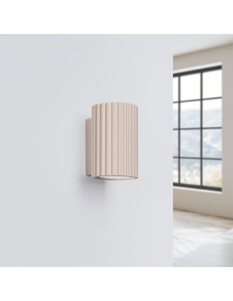 Wall lamps - Sollux Wall lamp KARBON 10 taupe SL.1777 - product kolory-swiatla.pl 2