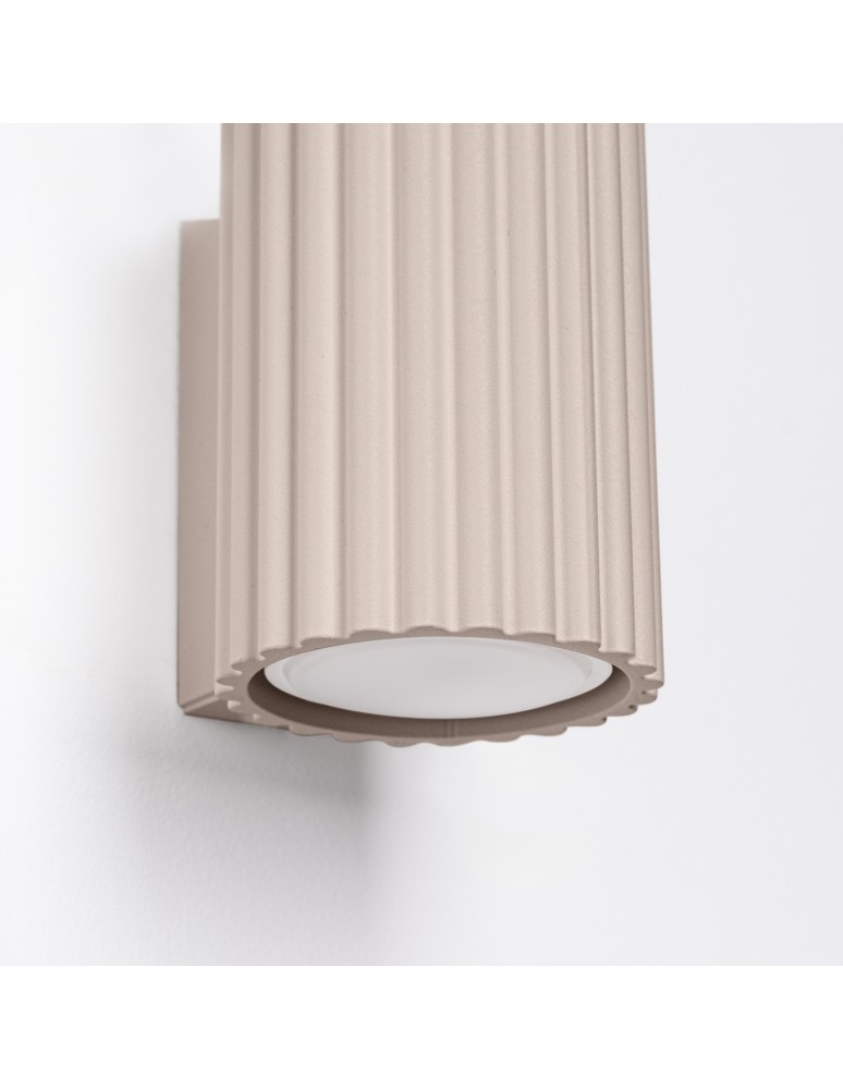 Wall lamps - Sollux Wall lamp KARBON 10 taupe SL.1777 - product kolory-swiatla.pl 6