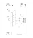 Wall lamps - Sollux Wall lamp KARBON 10 taupe SL.1777 - product 9