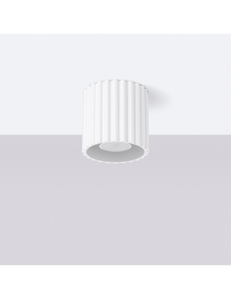 Ceiling lamps - Sollux Plafond AURA 1 white GU10 SL.1779 - product kolory-swiatla.pl 2