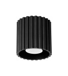 Ceiling lamps - Sollux Plafond AURA 1 black GU10 SL.1784 - product 1