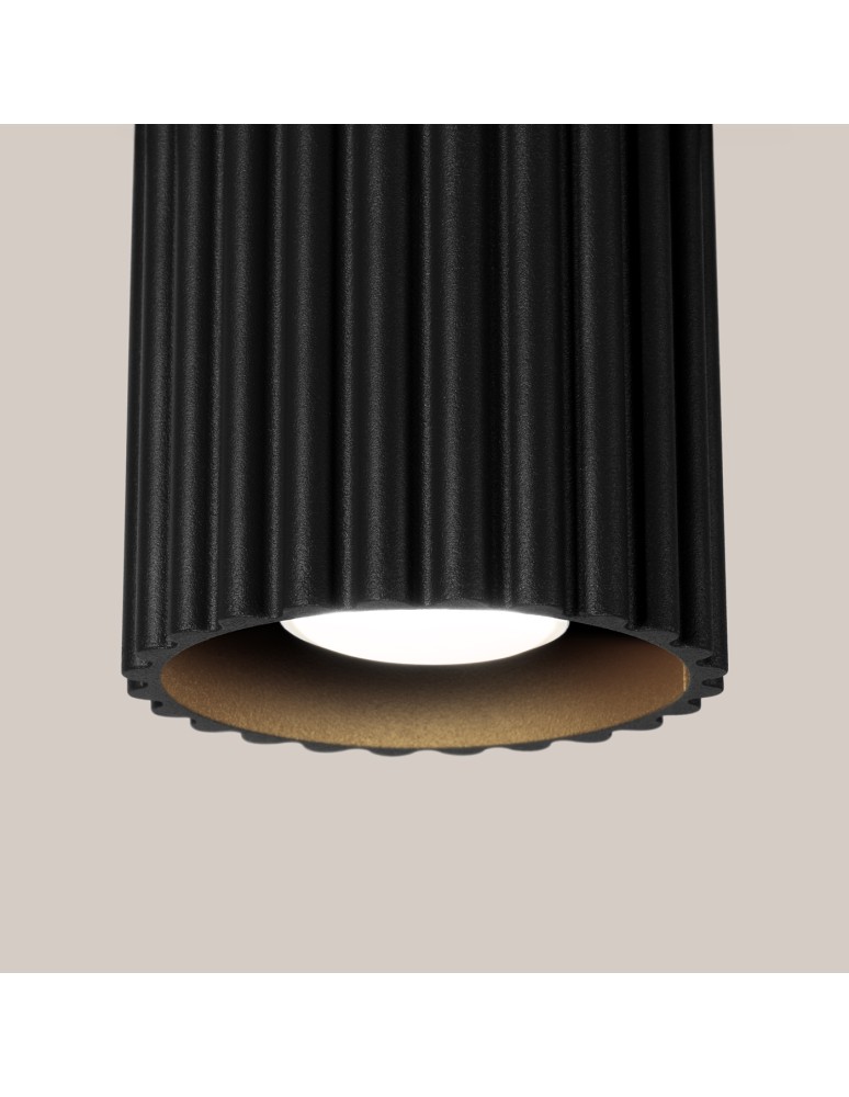 Sollux Plafon AURA 1 czarny GU10 SL.1784