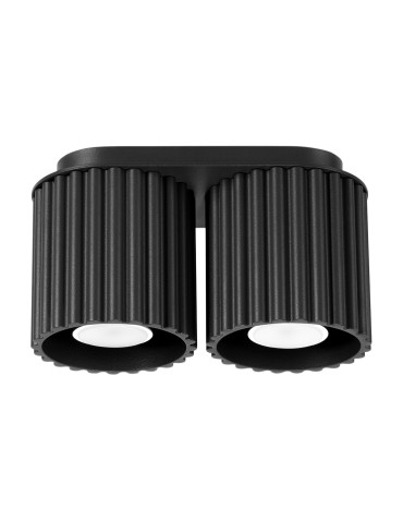 Sollux Plafond AURA 2 black GU10 SL.1785