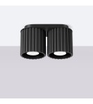 Ceiling lamps - Sollux Plafond AURA 2 black GU10 SL.1785 - product 2