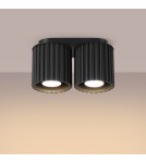 Ceiling lamps - Sollux Plafond AURA 2 black GU10 SL.1785 - product 3