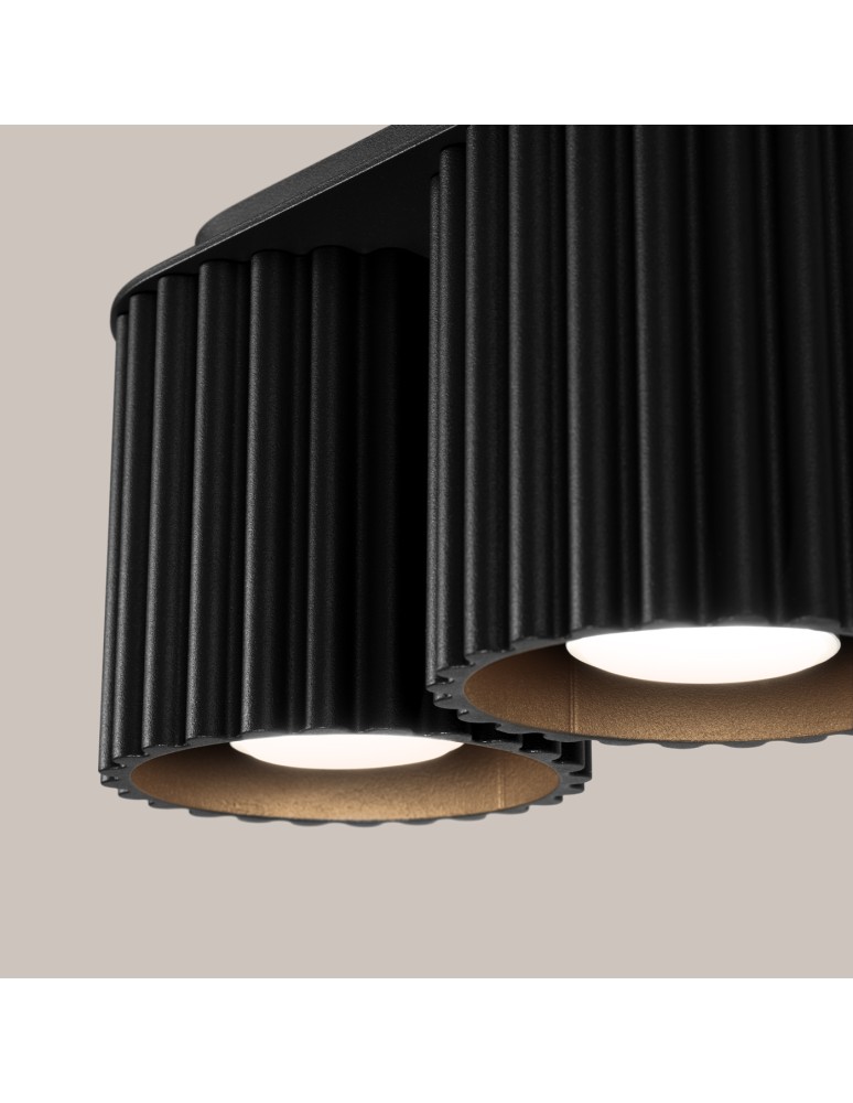 Sollux Plafon AURA 2 czarny GU10 SL.1785