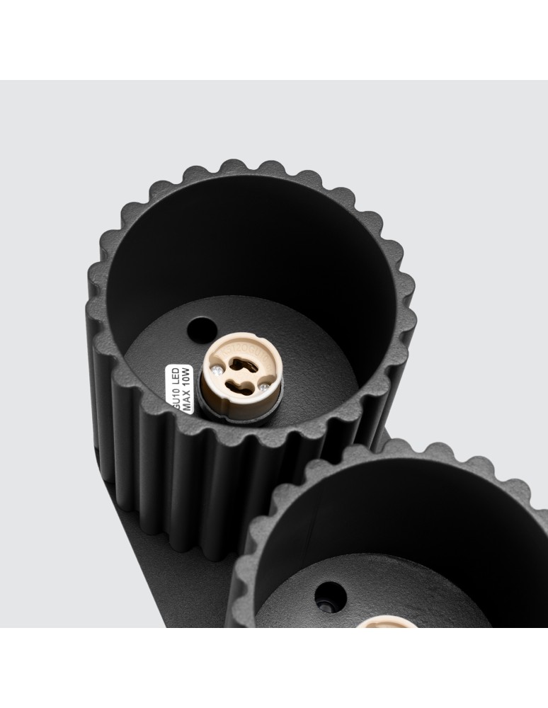 Ceiling lamps - Sollux Plafond AURA 2 black GU10 SL.1785 - product kolory-swiatla.pl 5