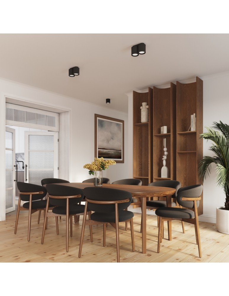 Ceiling lamps - Sollux Plafond AURA 2 black GU10 SL.1785 - product kolory-swiatla.pl 10